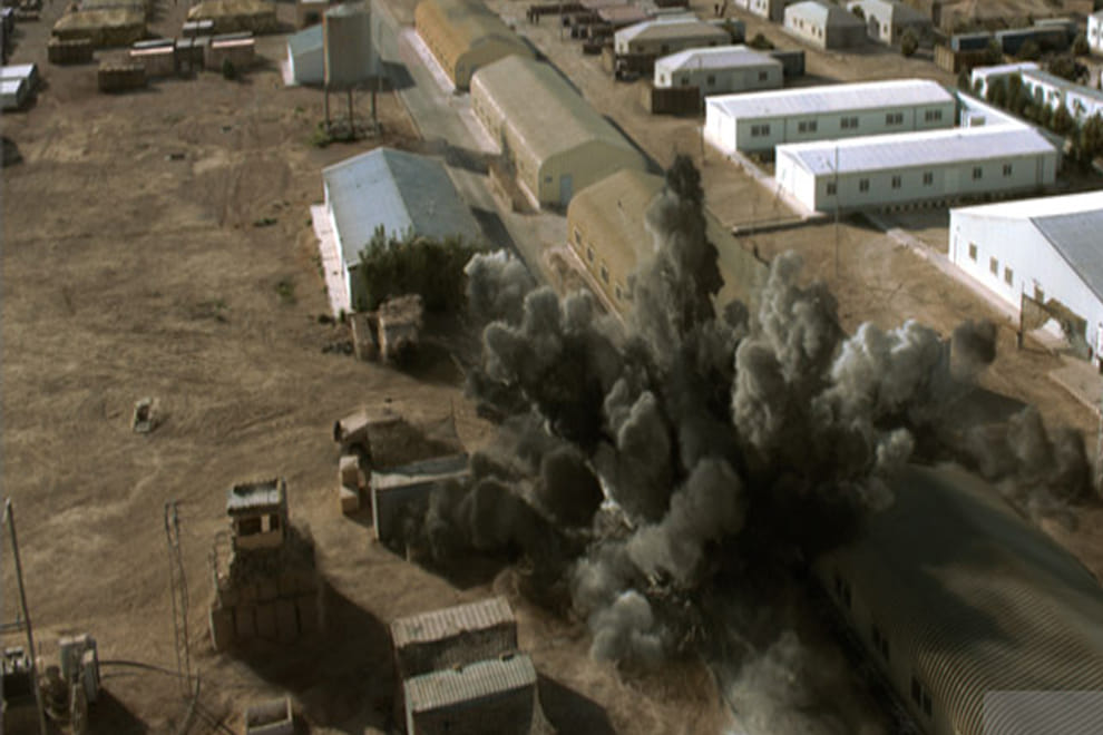explosion in central Kabul in Afghanistan