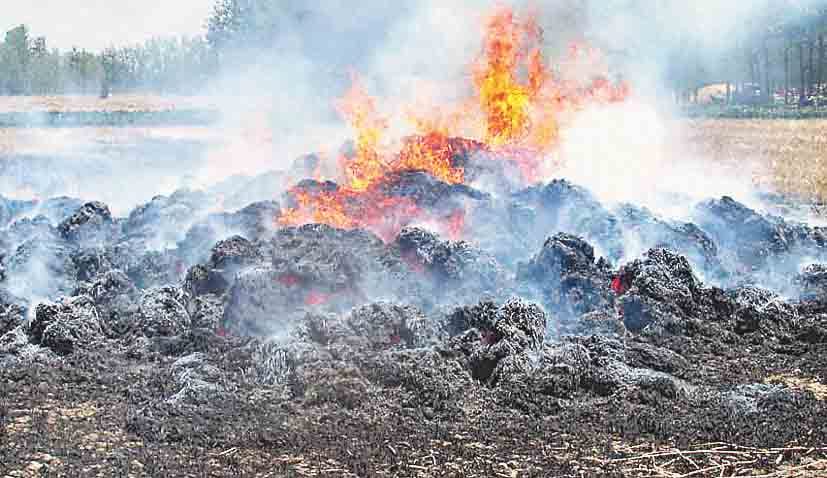 fire in transmission substation