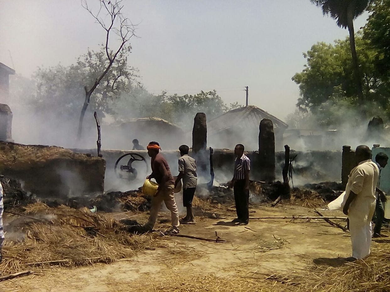 fire on blown, one died