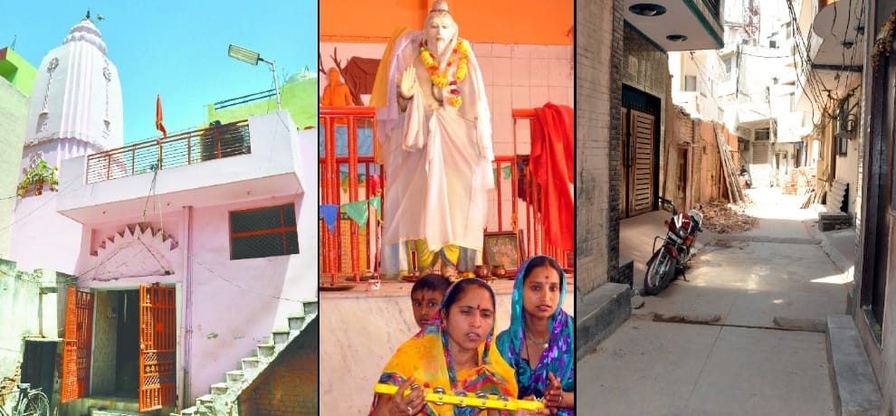 city is the name of Drona, Guru Dronacharya temple between houses