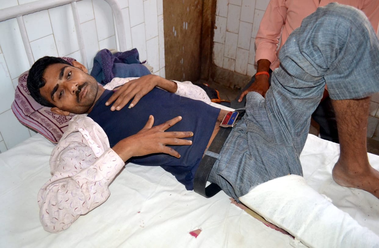 Animal smugglers injured man from the car, serious