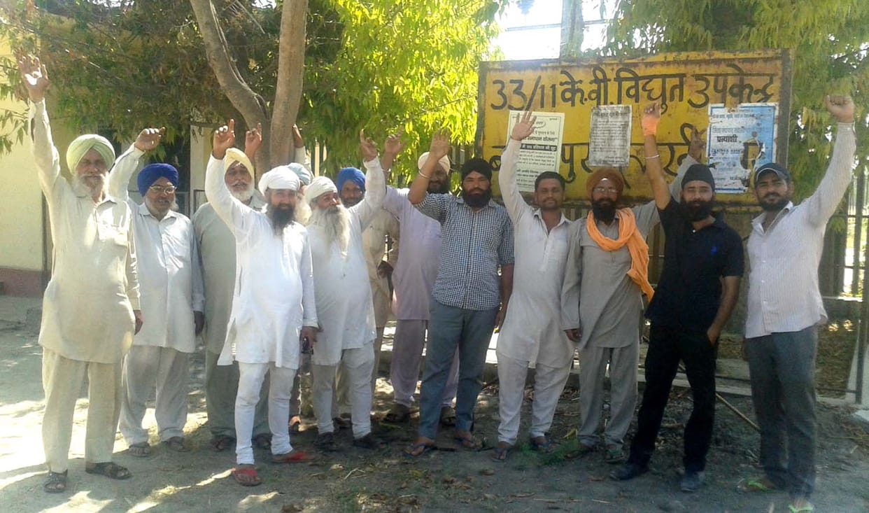 Farmers Bsagapur power sub-station siege