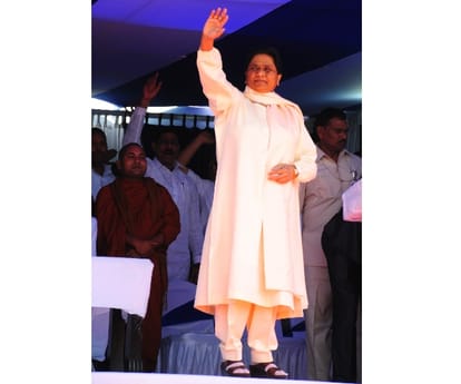 mayawati pays tribute to Dr. B. R. Ambedkar