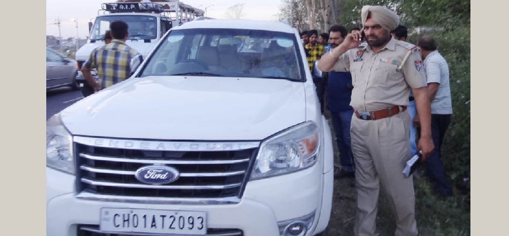  two dead body found in a car at nangal.