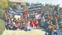 Protest, Students Protest against fine, Panipat