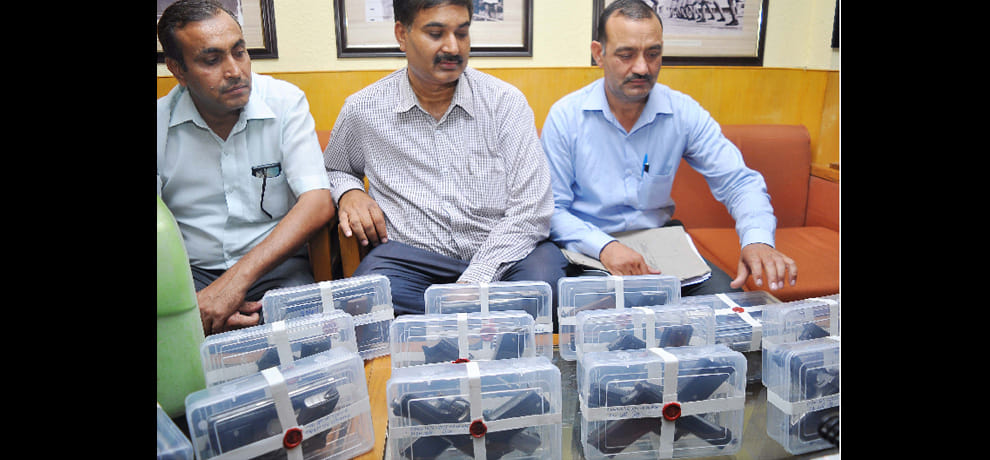with 26 pistol police arrest weapons smuggler