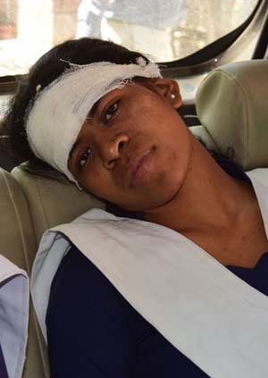 Class three students injured in the fan falling Aiiarti