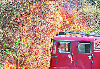 The fire chaos in the district
