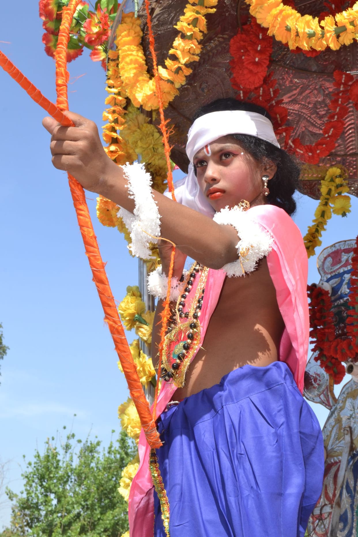There was a glimpse of the great men in procession