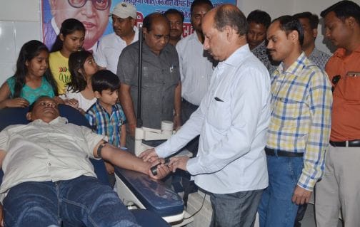 Voluntary blood donation camp 14 by donation