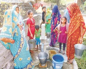 water problem in manjhanpur