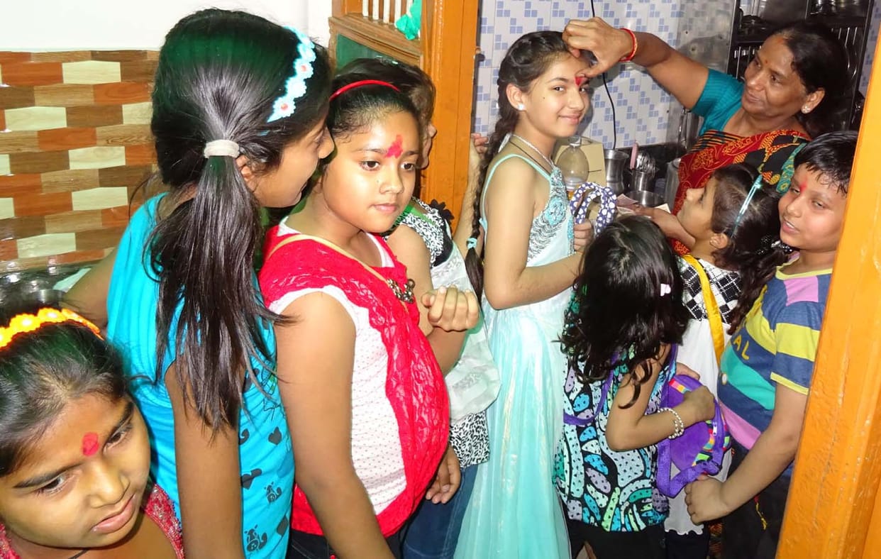 house of worship were scored mahagauri Kanjk