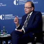 finance minister arun jaitley showed a tough stance on US visa
