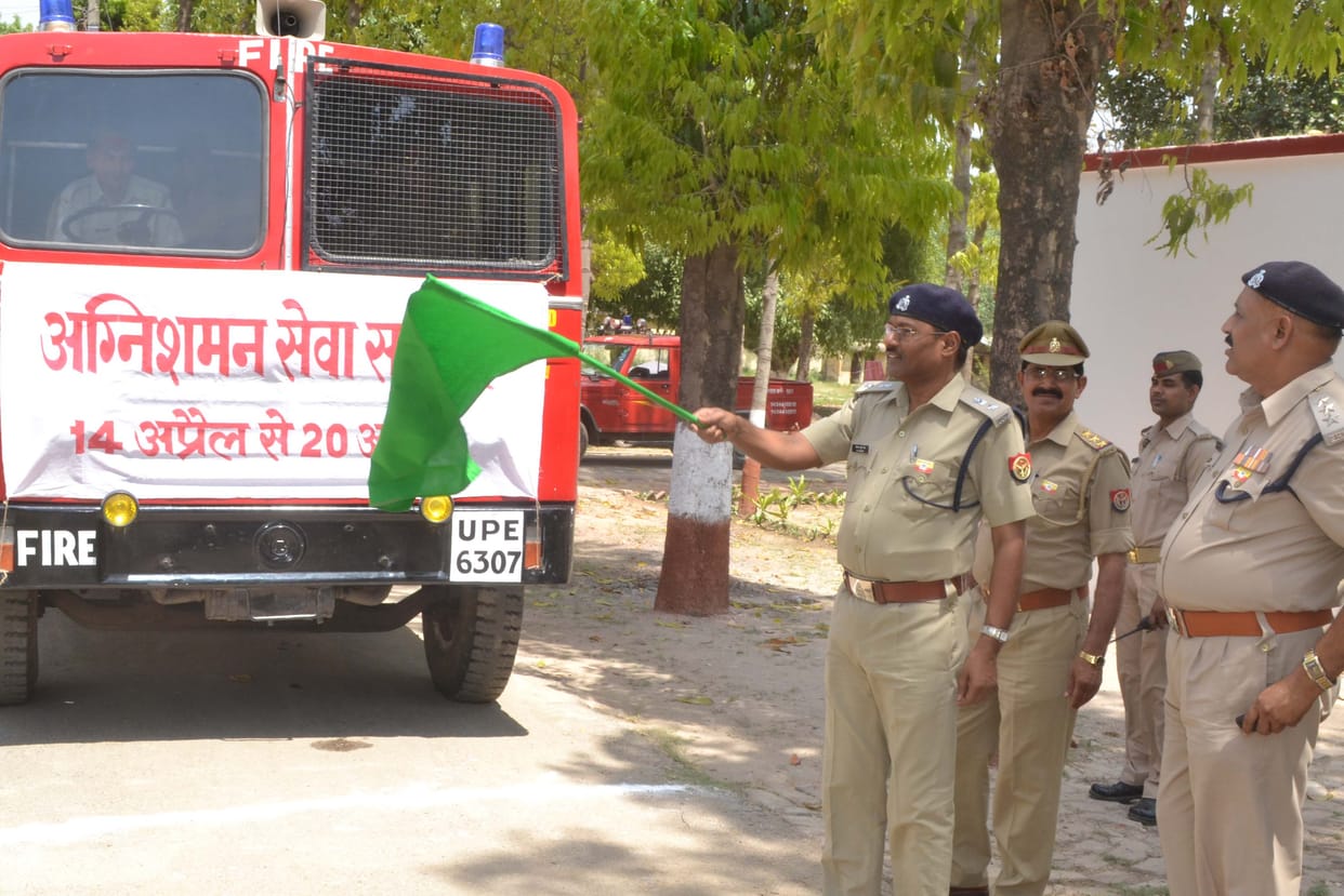 ASP had flagged off the fire tenders