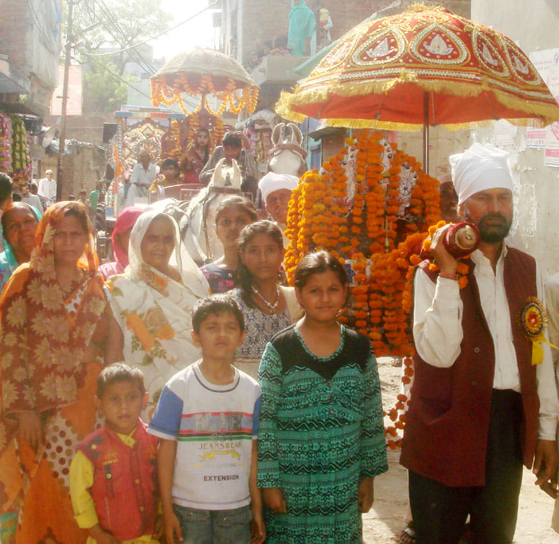 devotees celebrated ram navmai 