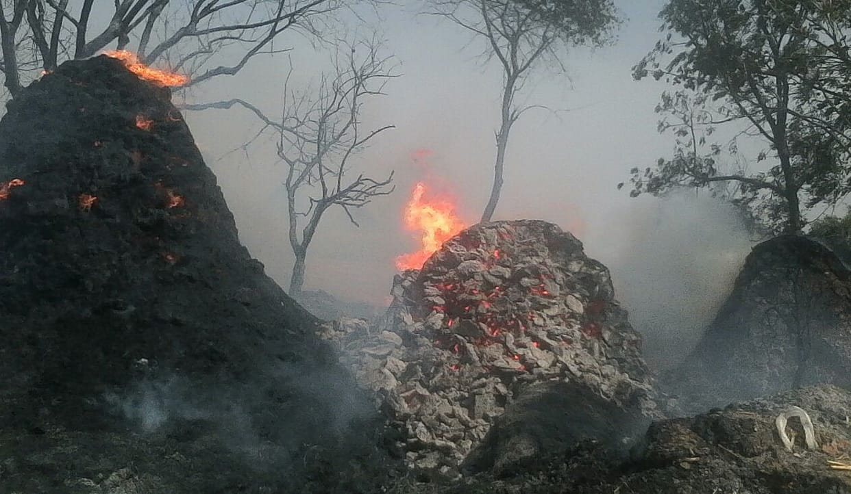 Set fire to the ashram in dispute worth Dbangon