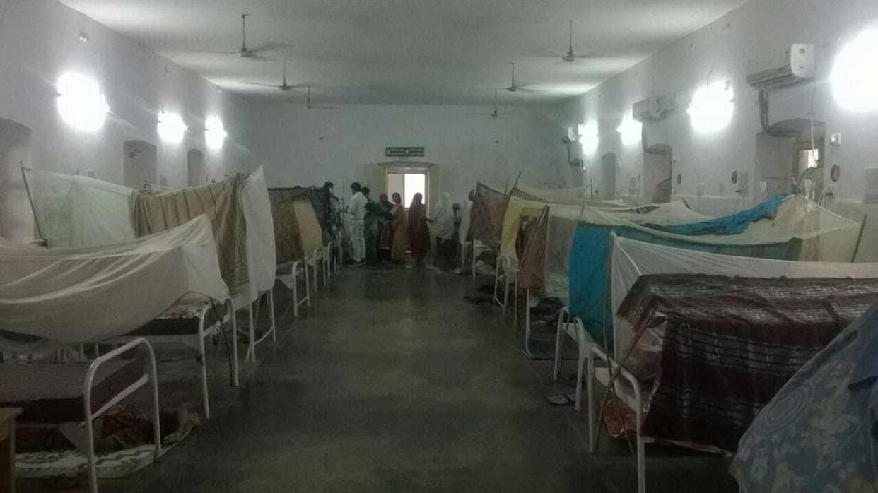 AC of burn ward fail, patients face problem