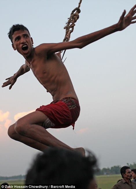 horrific pictures from the charak festival