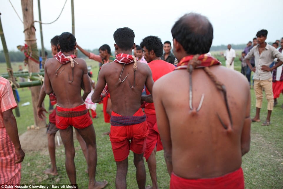 horrific pictures from the charak festival