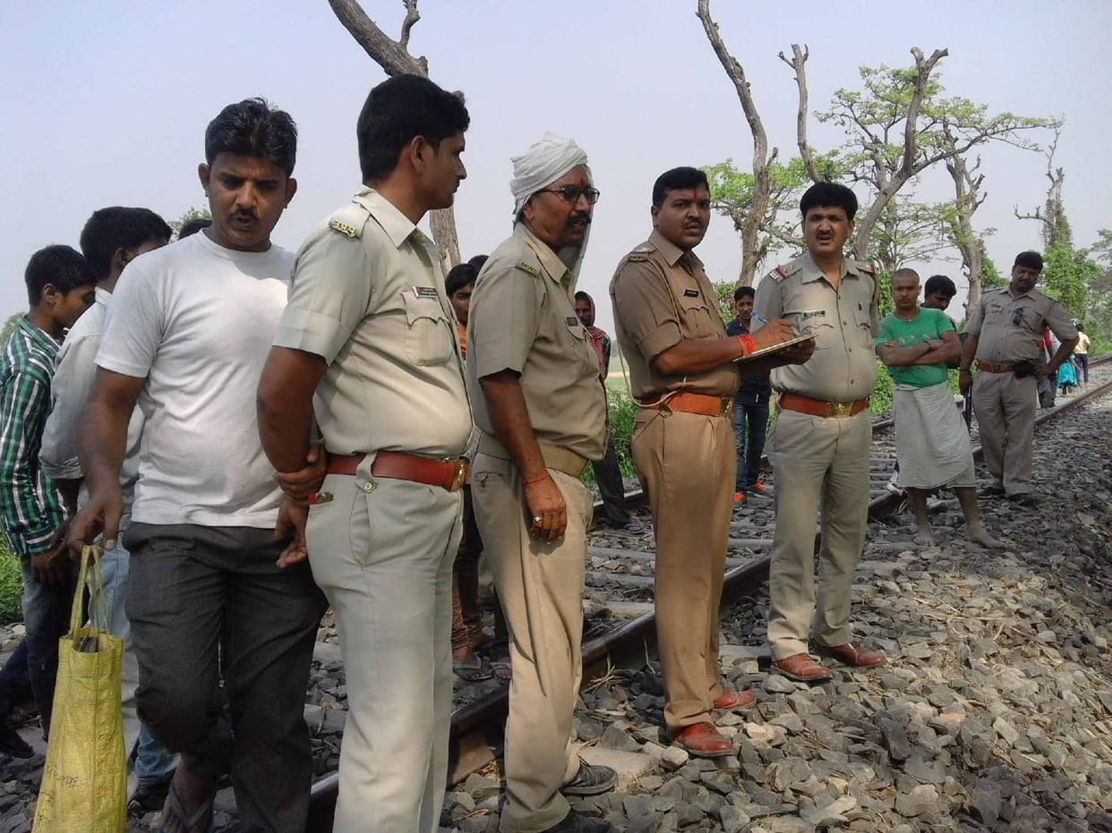 Rail side of the young man's body was found