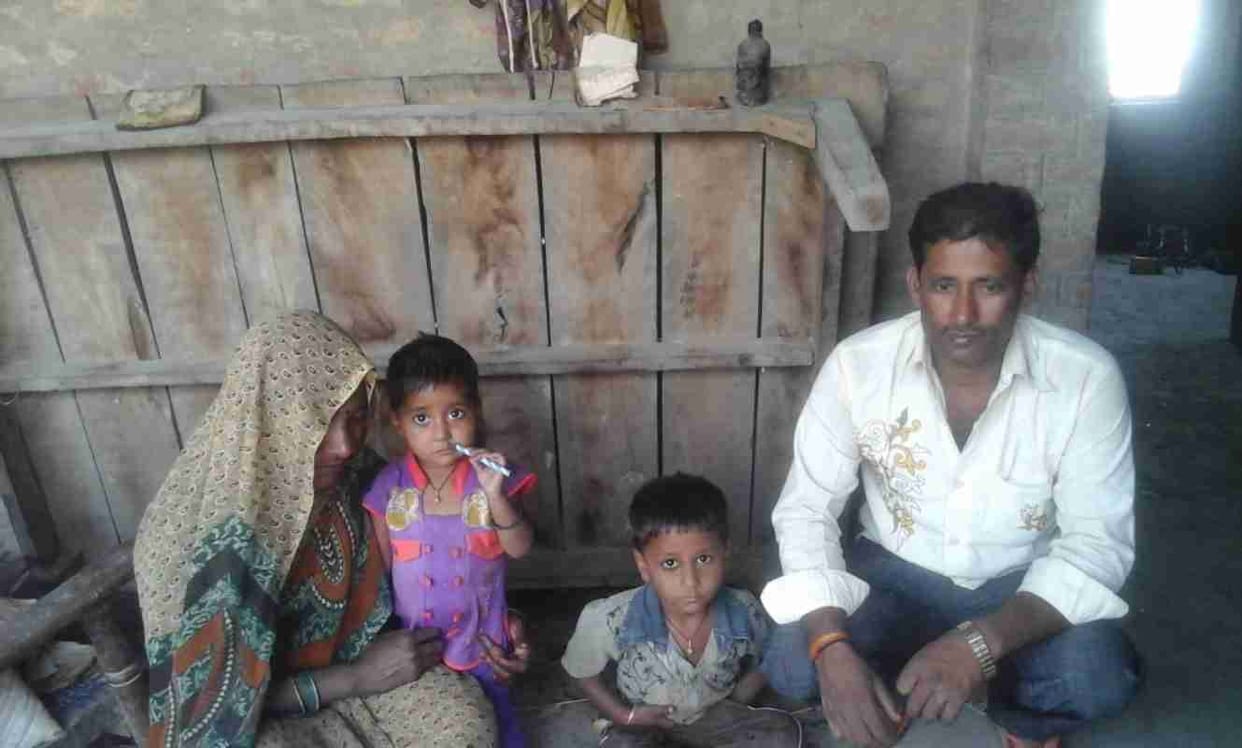 The fire burned 20 bigha wheat crop