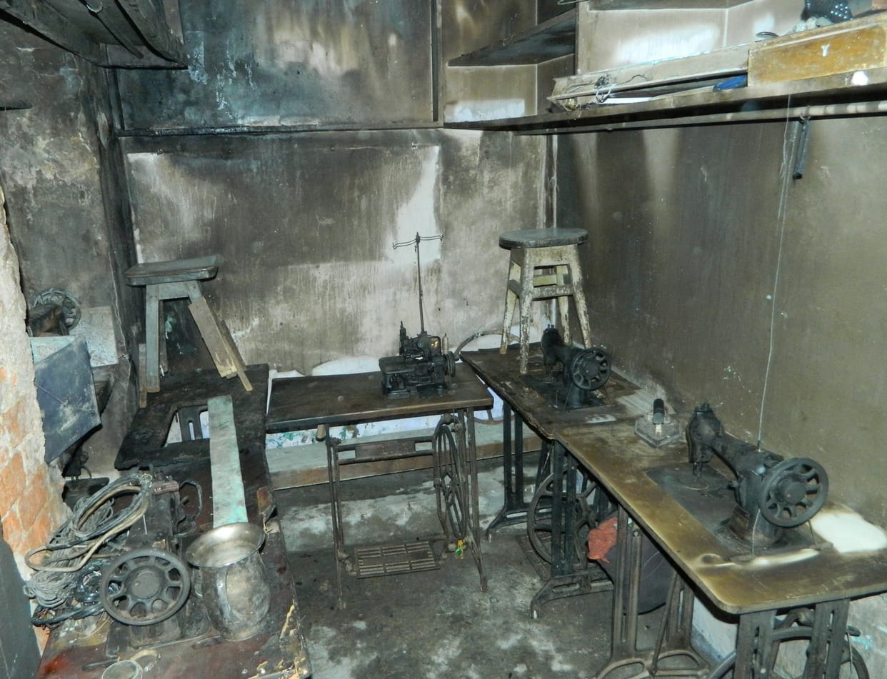 cash burned in fire