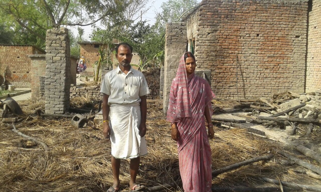 Two villages and crops burned house