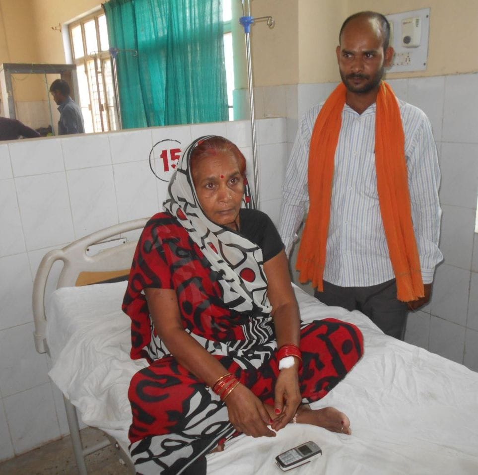 For the treatment of women sent to sweeper