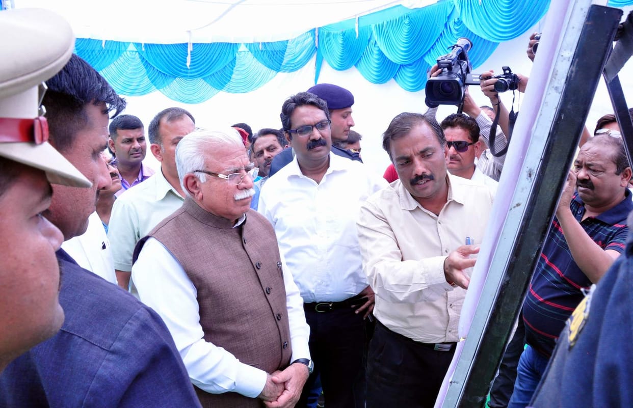cm manohar lal khattar will launch fir app in faridabad