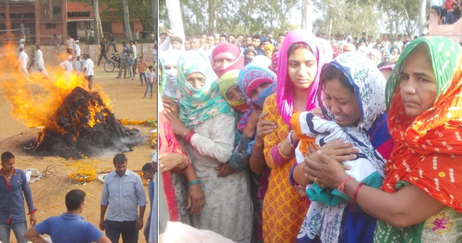amit deshwal funeral, major amit deshwal funeral, martyr major funeral, jhajjar