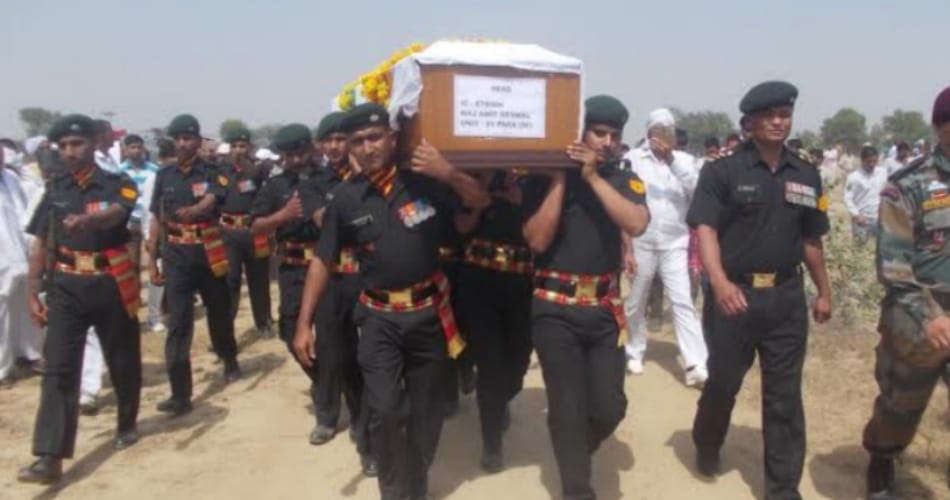 amit deshwal funeral, major amit deshwal funeral, martyr major funeral, jhajjar