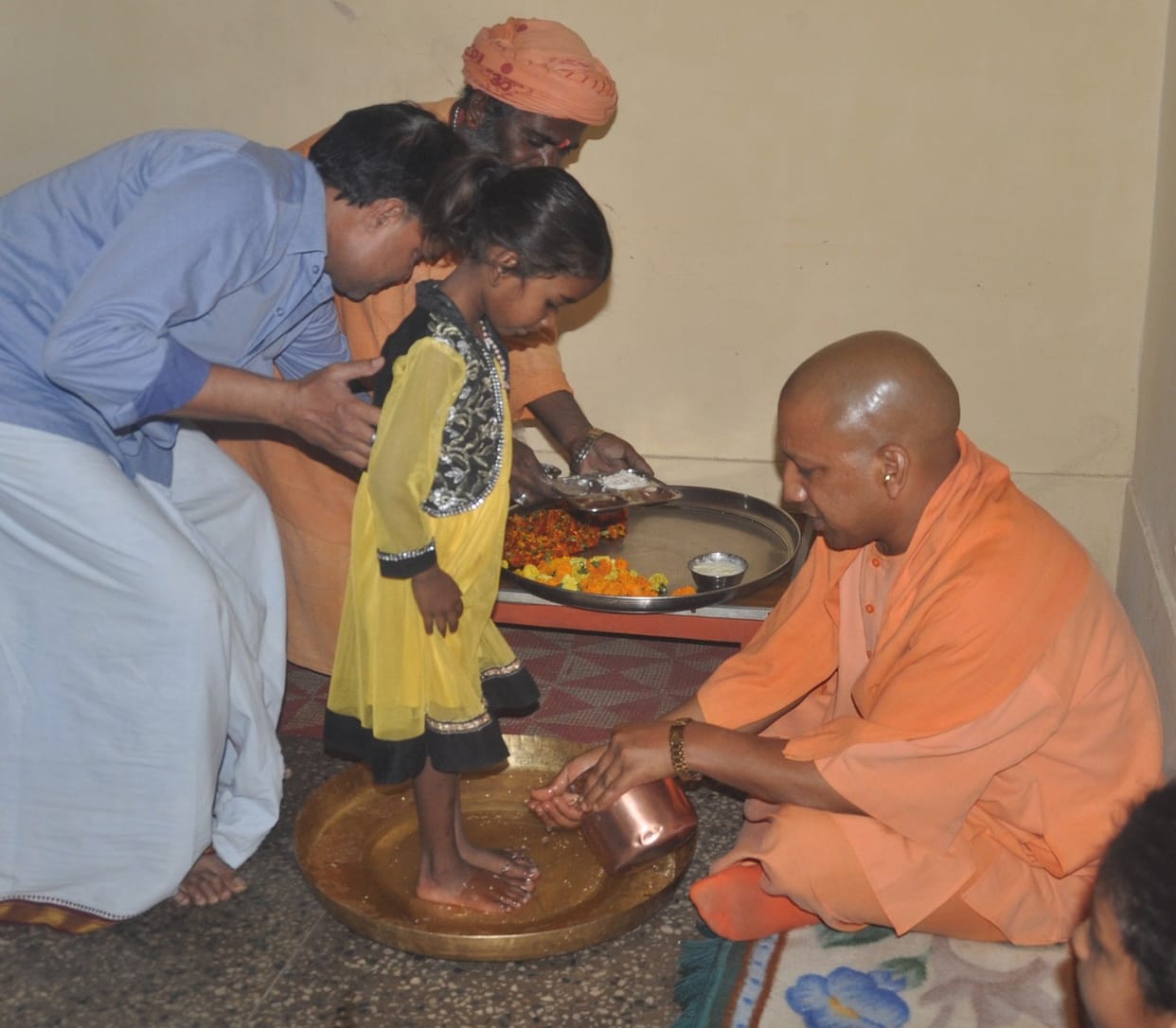 kanya pujan in gorakhnath temple