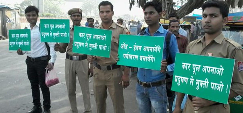 real test of odd even return in delhi