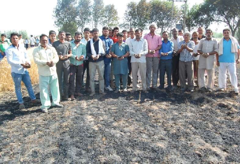 Panchkula, Short circuit, gutted, nine acre crop