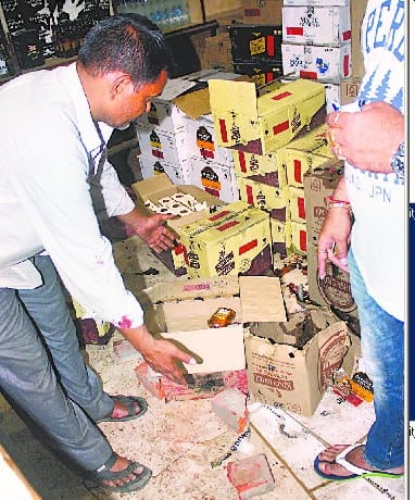 Organically to sell expensive wine , stone pelting and firing
