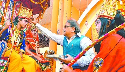 Rama came out of the ride ...