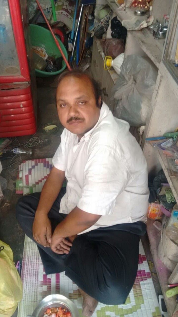 a trader injured in bull fight