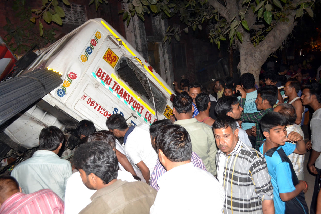 Uncontrollable truck mounted kiosks, a death, four injured