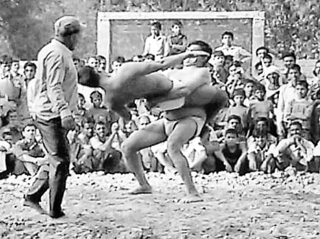 Wrestlers tested tactics