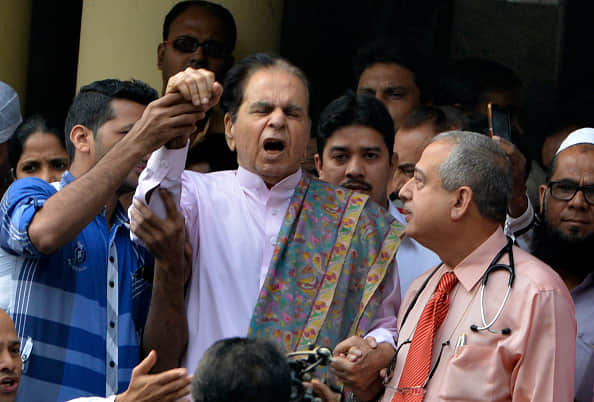 Dilip kumar admitted to hospital, condition stable