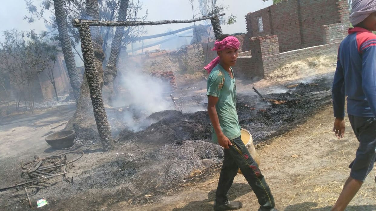 13 house on fire