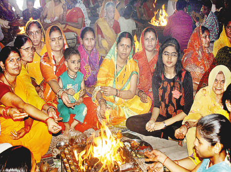  At the conclusion of Navratri Panckundiy Mahayagna