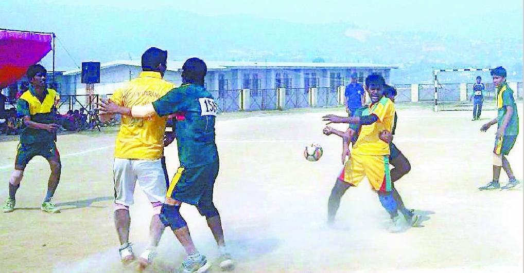Eight matches were played second day of junior boys handball competition