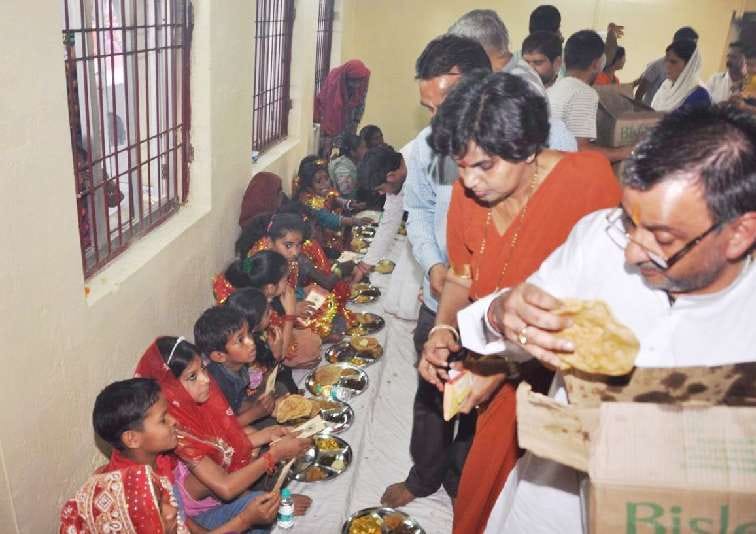 kalka, mla, girls worship,  fast