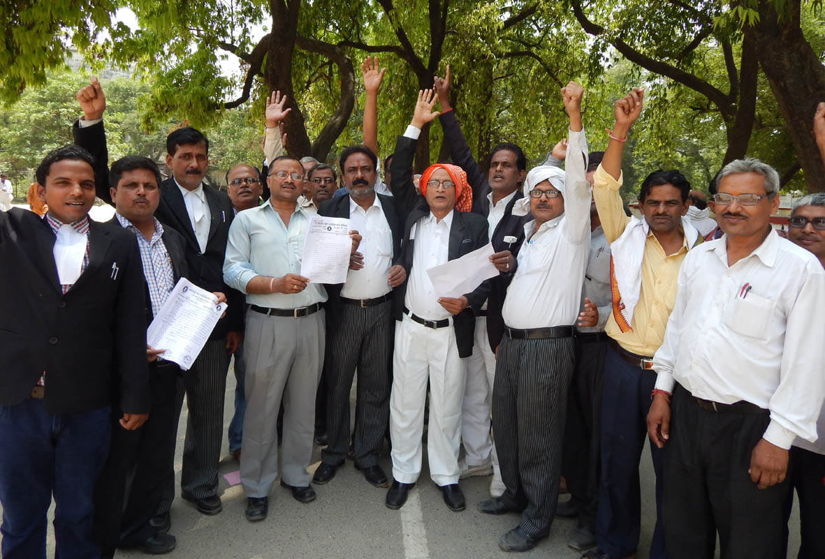 The protests by lawyers