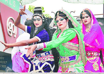 Lord Rama's grand wedding procession