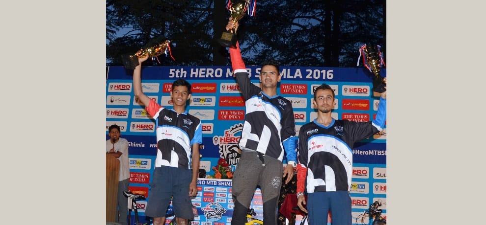 Devender thakur of shimla wins 5th MTB himalaya cycle rally.