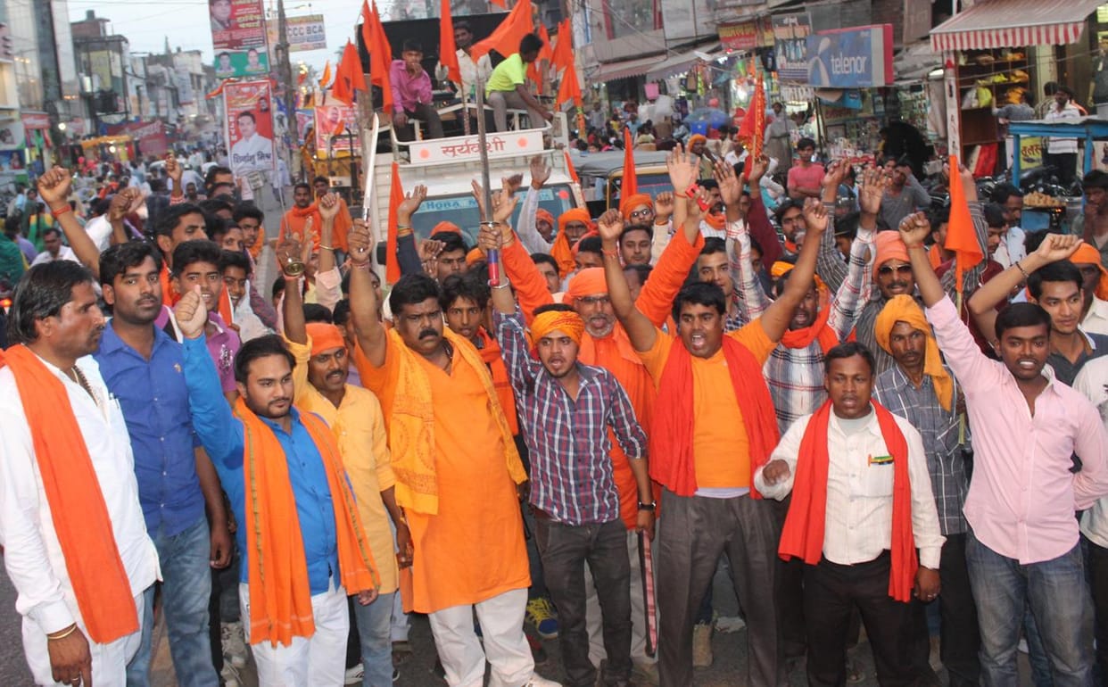 procession of shriram birth ceremany