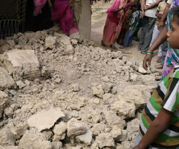 Two died in a wall collapse in Balrampur.