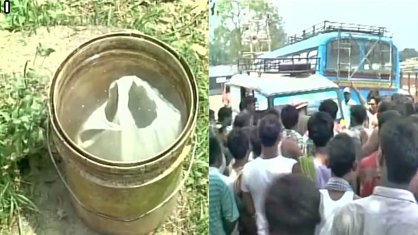 Four people, including a bike rider, were injured when history-sheeter miscreants threw bombs at Pratapgarh